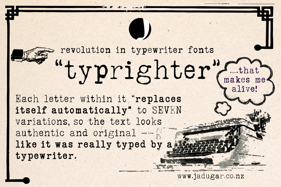 Example font Typrighter #1